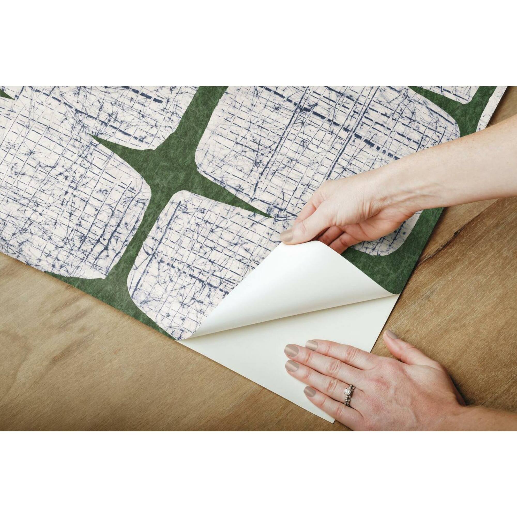 RoomMates Mid-Century Beads Peel & Stick Wallpaper